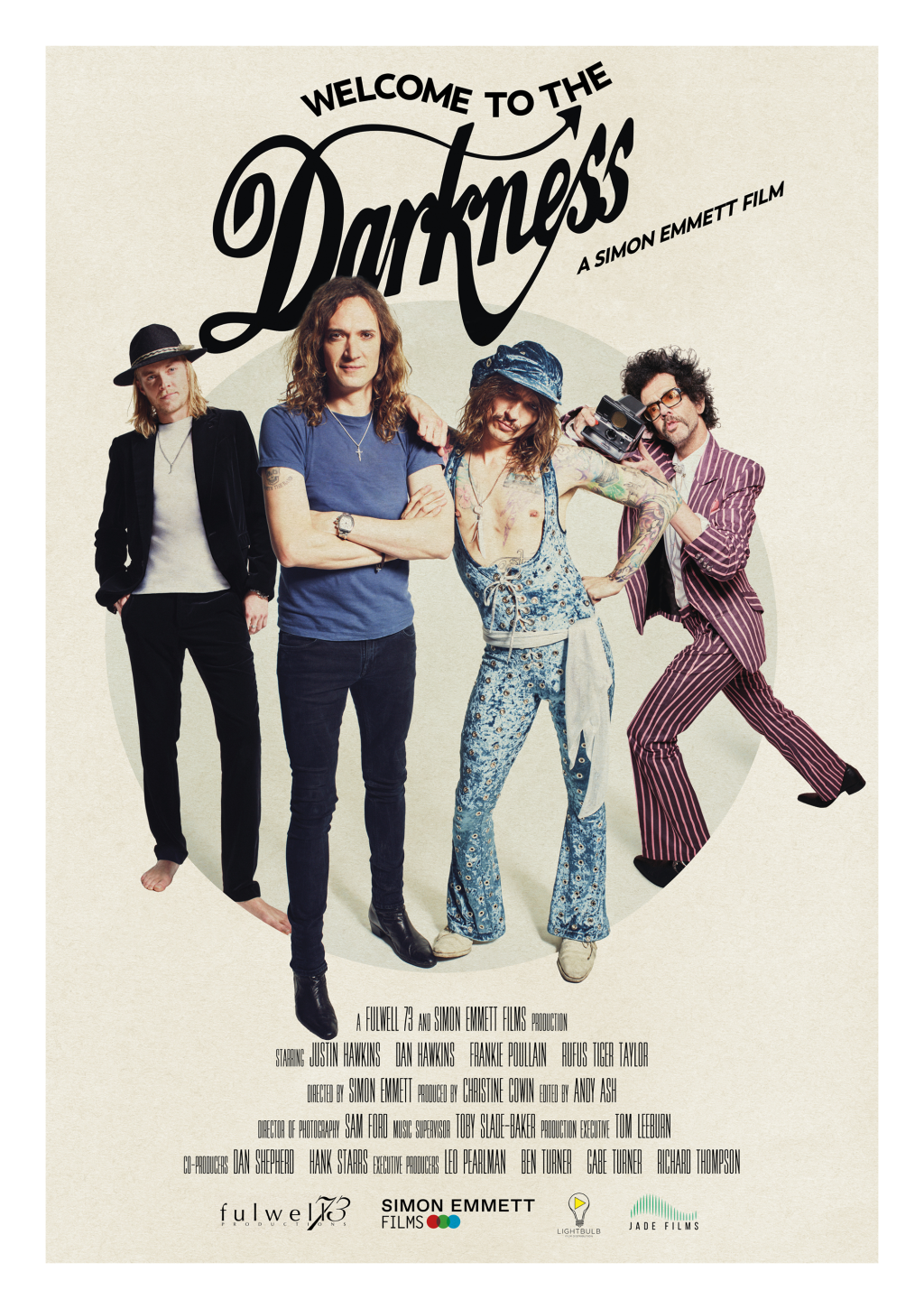 A poster of Welcome to The Darkness a film about The Darkness.